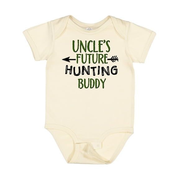 Inktastic Uncles Future Hunting Buddy Boys or Girls Baby Bodysuit