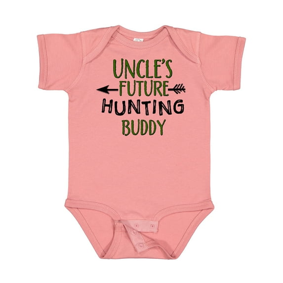 Inktastic Uncles Future Hunting Buddy Boys or Girls Baby Bodysuit
