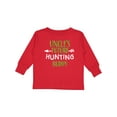 thumbnail image 1 of Inktastic Uncles Future Hunting Buddy Boys or Girls Long Sleeve Toddler T-Shirt, 1 of 5