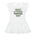 thumbnail image 1 of Inktastic Uncles Future Hunting Buddy Girls Toddler Dress, 1 of 5