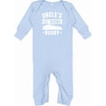thumbnail image 1 of Inktastic Uncles Lil Racing Buddy Baby Romper Coveralls, 1 of 4