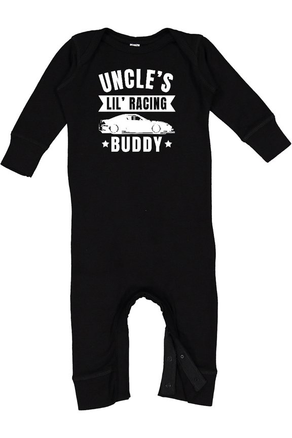 Uncles Lil Racing Buddy Baby Romper Coveralls