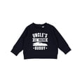 thumbnail image 1 of Inktastic Uncles Lil Racing Buddy Baby Sweatshirt, 1 of 4