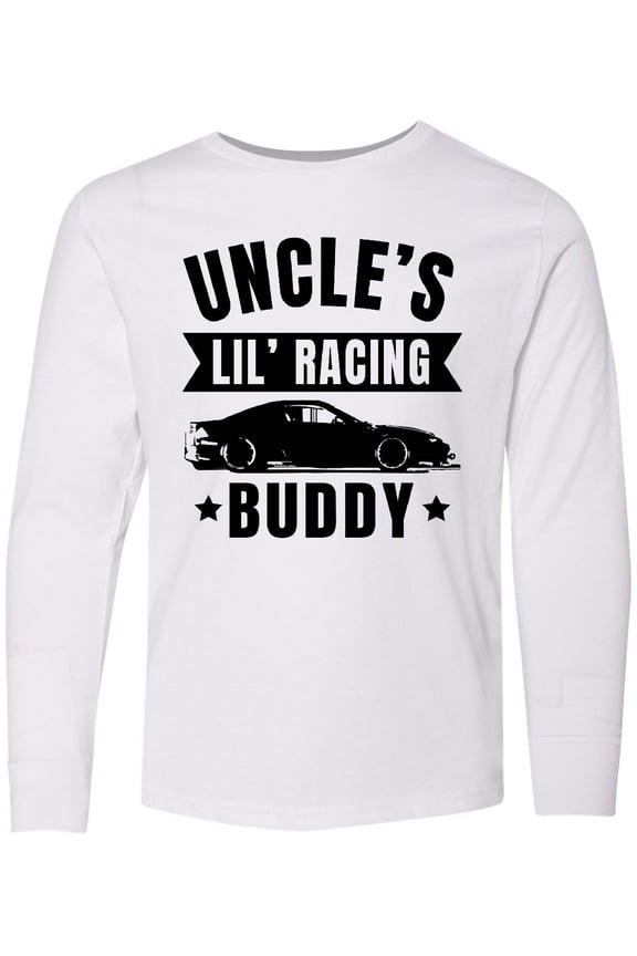 Uncles Lil Racing Buddy Long Sleeve Youth T-Shirt