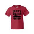 thumbnail image 1 of Inktastic Uncles Lil Racing Buddy Youth T-Shirt, 1 of 5