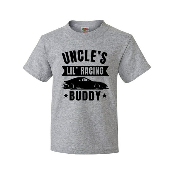 Inktastic Uncles Lil Racing Buddy Youth T-Shirt