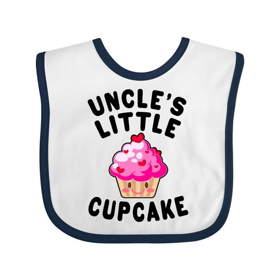 Inktastic Uncles Little Cupcake Girls Baby Bib