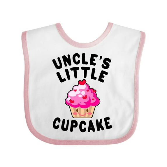 Inktastic Uncles Little Cupcake Girls Baby Bib
