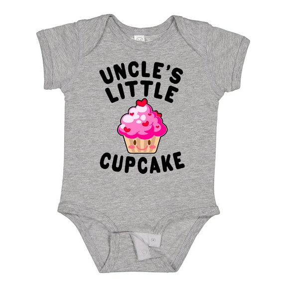 Inktastic Uncles Little Cupcake Girls Baby Bodysuit