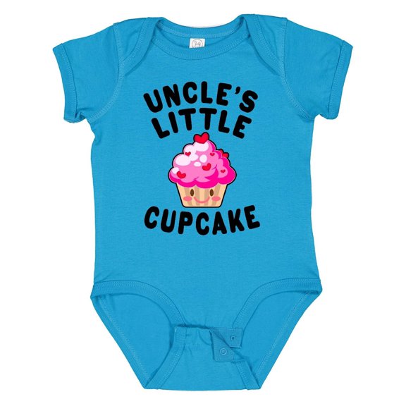 Inktastic Uncles Little Cupcake Girls Baby Bodysuit