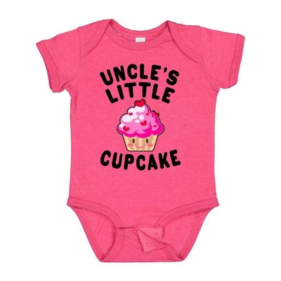 Inktastic Uncles Little Cupcake Girls Baby Bodysuit