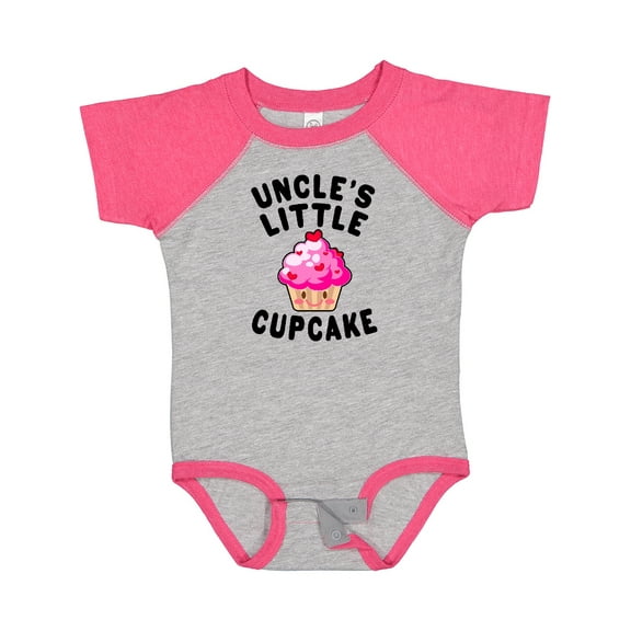 Inktastic Uncles Little Cupcake Girls Baby Bodysuit