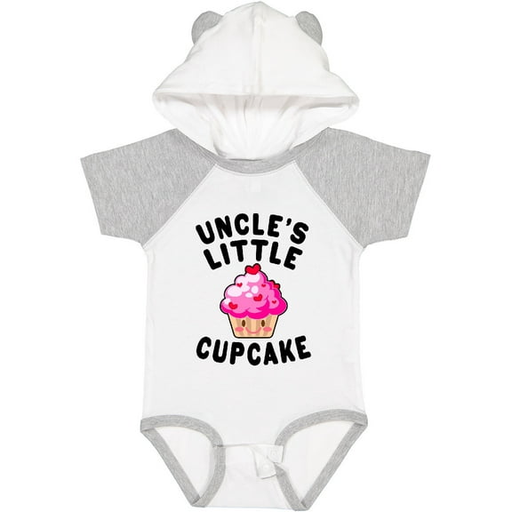 Inktastic Uncles Little Cupcake Girls Baby Bodysuit