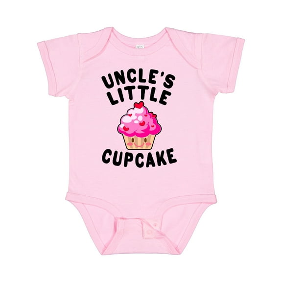 Inktastic Uncles Little Cupcake Girls Baby Bodysuit