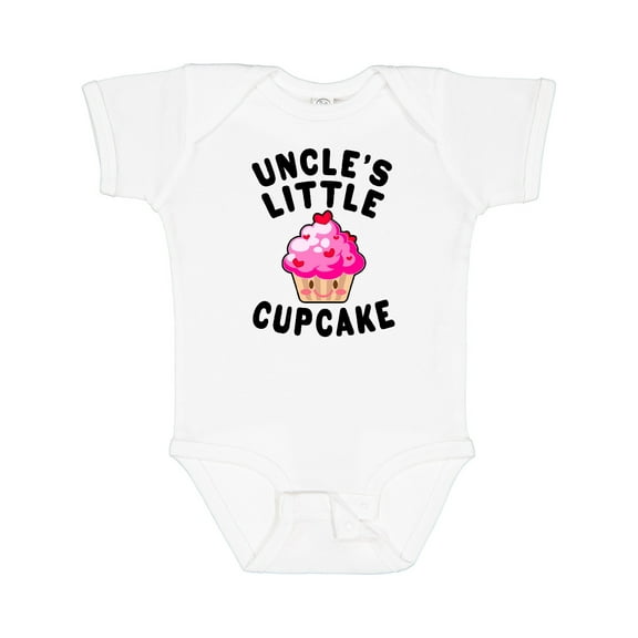 Inktastic Uncles Little Cupcake Girls Baby Bodysuit