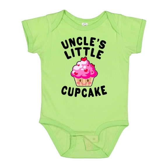 Inktastic Uncles Little Cupcake Girls Baby Bodysuit