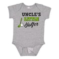 thumbnail image 1 of Inktastic Uncles Little Golfer with Golf Club and Ball Boys or Girls Baby Bodysuit, 1 of 5
