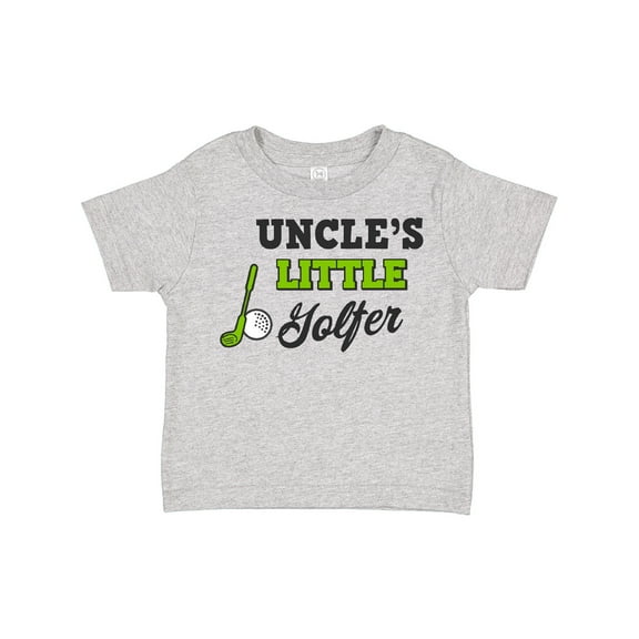 Inktastic Uncles Little Golfer with Golf Club and Ball Boys or Girls Toddler T-Shirt
