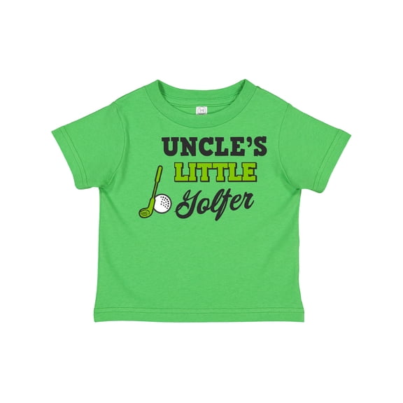 Inktastic Uncles Little Golfer with Golf Club and Ball Boys or Girls Toddler T-Shirt