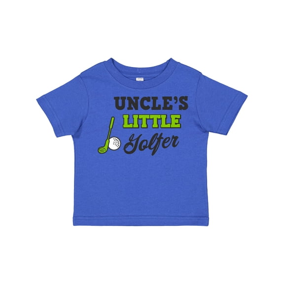 Inktastic Uncles Little Golfer with Golf Club and Ball Boys or Girls Toddler T-Shirt
