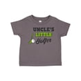 thumbnail image 1 of Inktastic Uncles Little Golfer with Golf Club and Ball Boys or Girls Toddler T-Shirt, 1 of 5