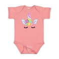 thumbnail image 1 of Inktastic Unicorn Face Girls Baby Bodysuit, 1 of 5