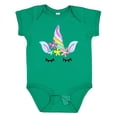 thumbnail image 1 of Inktastic Unicorn Face Girls Baby Bodysuit, 1 of 5