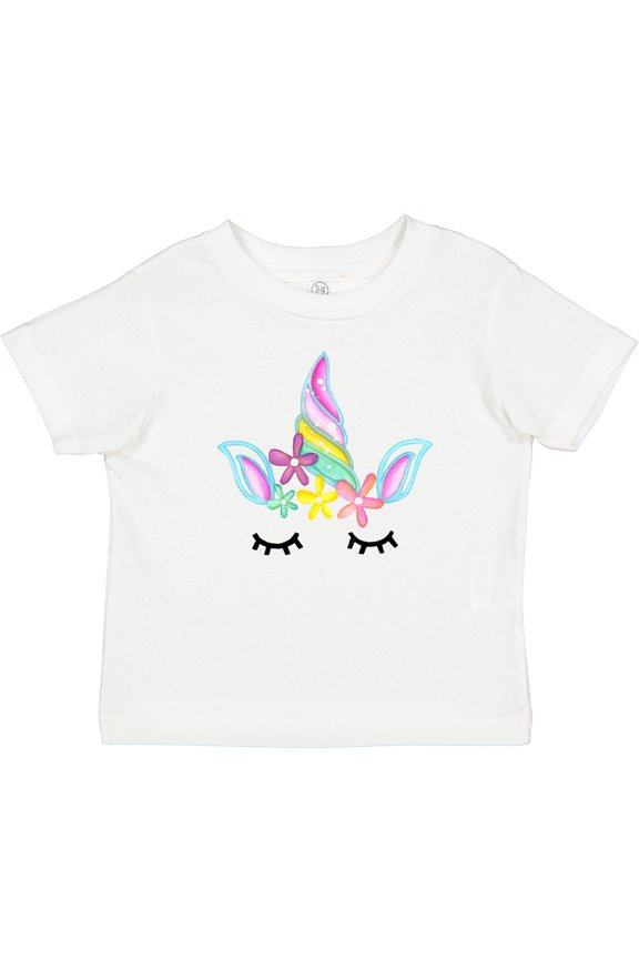 Unicorn Face Girls Baby T-Shirt