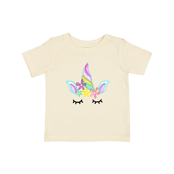 Inktastic Unicorn Face Girls Baby T-Shirt