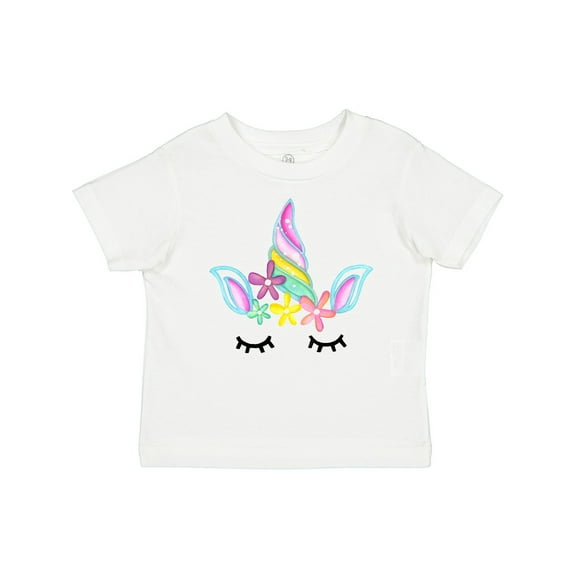 Inktastic Unicorn Face Girls Toddler T-Shirt