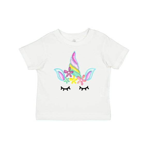 Inktastic Unicorn Face Girls Toddler T-Shirt