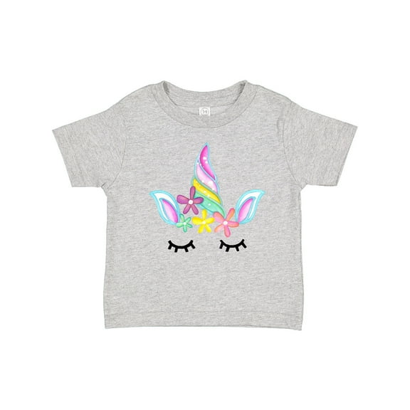 Inktastic Unicorn Face Girls Toddler T-Shirt