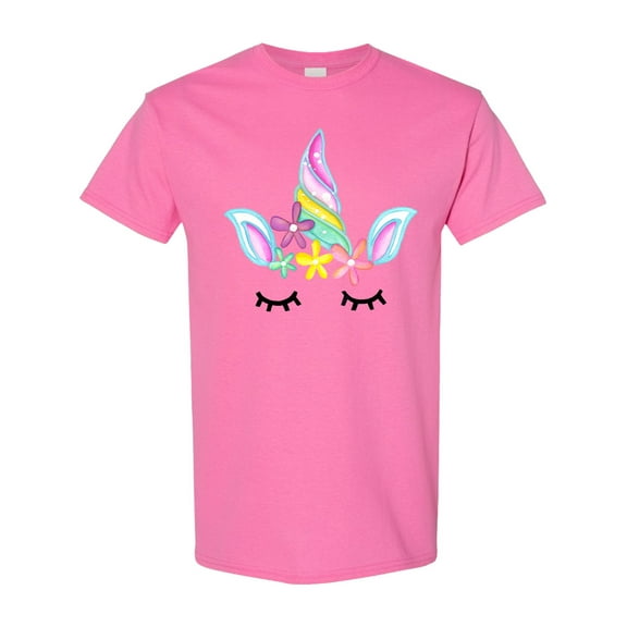 Inktastic Unicorn Face T-Shirt