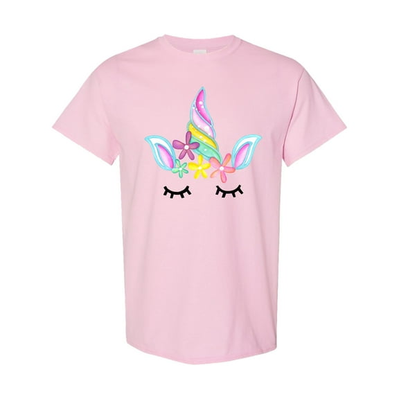 Inktastic Unicorn Face T-Shirt