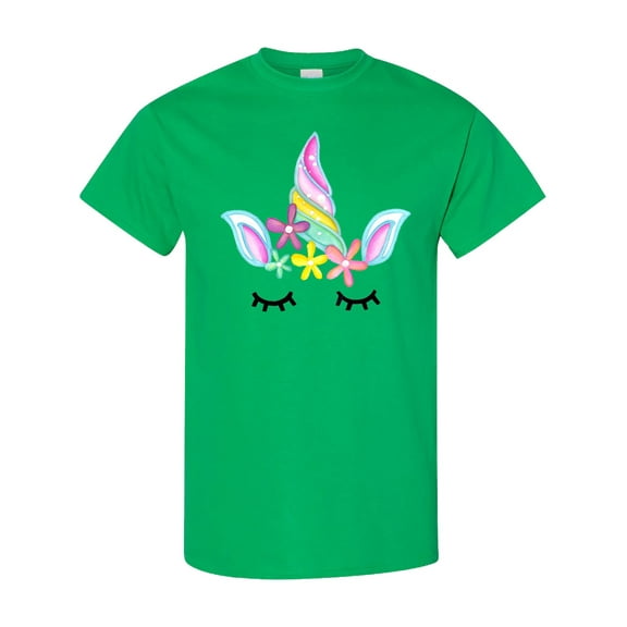 Inktastic Unicorn Face T-Shirt