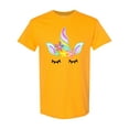 thumbnail image 1 of Inktastic Unicorn Face T-Shirt, 1 of 5