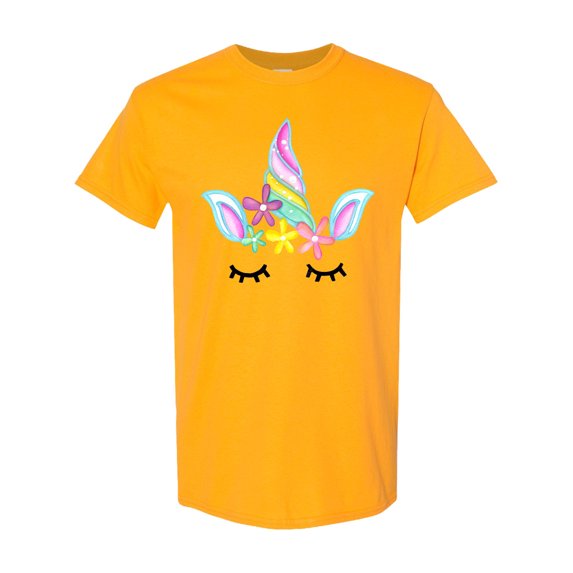 Inktastic Unicorn Face T-Shirt