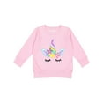 thumbnail image 1 of Inktastic Unicorn Face Toddler Sweatshirt, 1 of 4