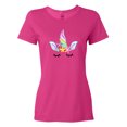 thumbnail image 1 of Inktastic Unicorn Face Women's T-Shirt, 1 of 5