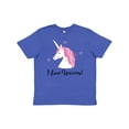 thumbnail image 1 of Inktastic Unicorn Girls Cute Fantasy Gift Youth T-Shirt, 1 of 5