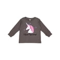 thumbnail image 1 of Inktastic Unicorn Girls Cute Fantasy Girls Long Sleeve Toddler T-Shirt, 1 of 5
