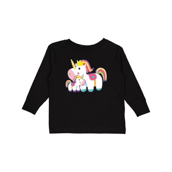 Inktastic Unicorn Lover Mom Daughter Grandma Grandchild Girls Long Sleeve Toddler T-Shirt