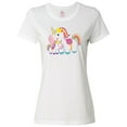 thumbnail image 1 of Inktastic Unicorn Lover Mom Daughter Grandma Grandchild Women's T-Shirt, 1 of 5