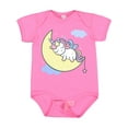 thumbnail image 1 of Inktastic Unicorn Moon Girls Baby Bodysuit, 1 of 5