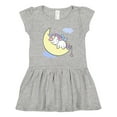 thumbnail image 1 of Inktastic Unicorn Moon Girls Toddler Dress, 1 of 5