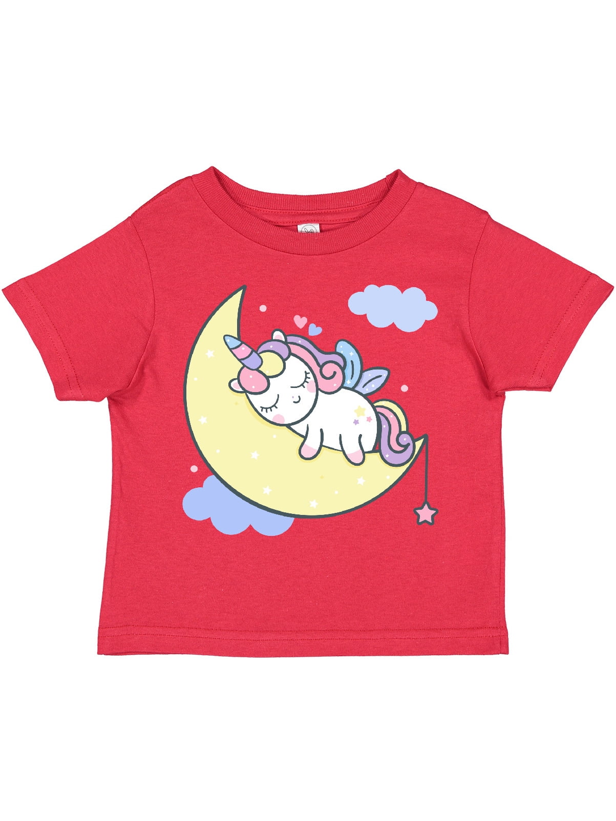 Unicorn and moon Kids shirt - TenStickers