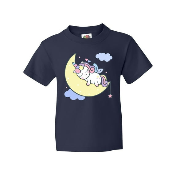 Inktastic Unicorn Moon Youth T-Shirt
