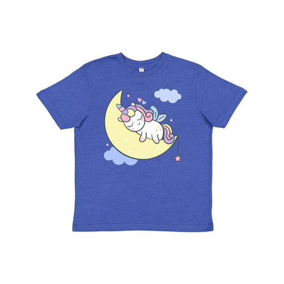 Inktastic Unicorn Moon Youth T-Shirt