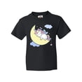 thumbnail image 1 of Inktastic Unicorn Moon Youth T-Shirt, 1 of 5