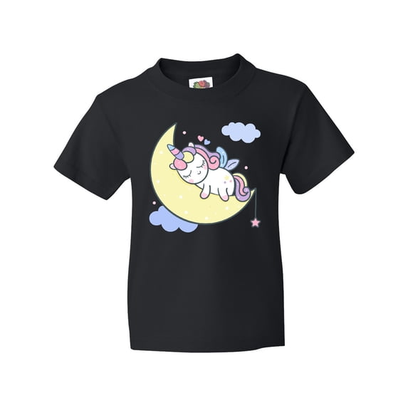 Inktastic Unicorn Moon Youth T-Shirt